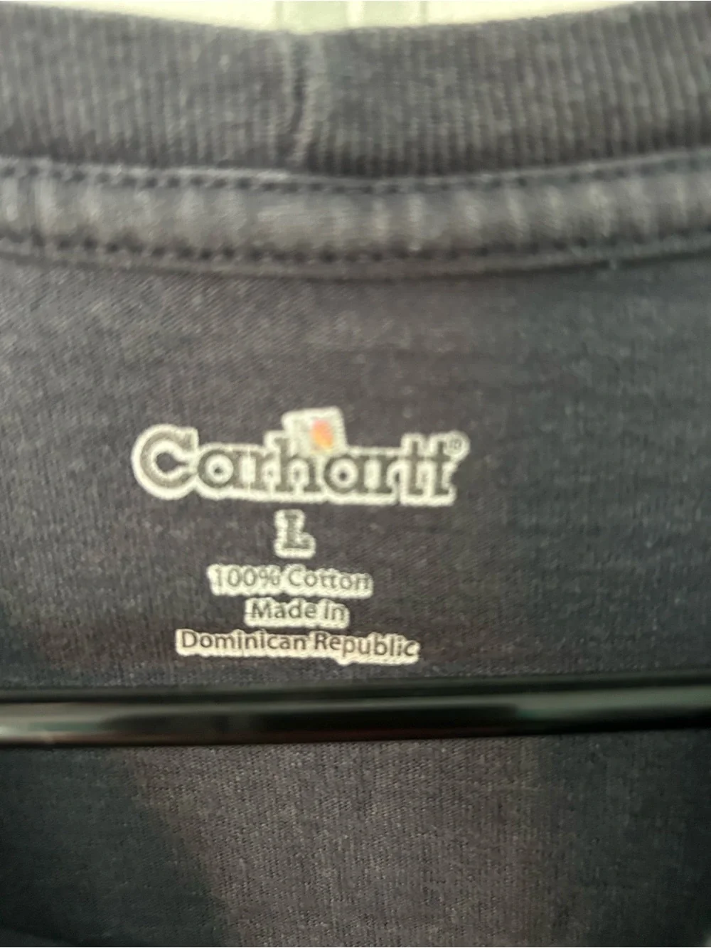 Carhartt Short Sleeve Logo Tee - gray - Picture 4 of 8